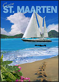 St. Maarten Cruise Poster