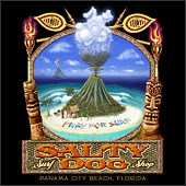 Surf Art : Salty Dog : Pray For Surf