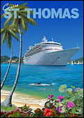 St. Thomas Cruise Poster