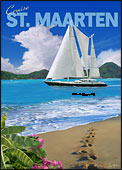 St. Maarten Cruise Poster