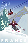 Ski France Poster